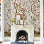 LES OISEAUX PANEL SET - IVORY Schumacher Wallpaper | Wallpap LES OISEAUX PANEL SET IVORY Schumacher Wallpaper wallpaper - SKU 5015151