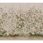 LES OISEAUX PANEL SET - PARCHMENT Schumacher Wallpaper | Wal LES OISEAUX PANEL SET PARCHMENT Schumacher Wallpaper wallpaper - SKU 5015155