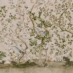 LES OISEAUX PANEL SET - PARCHMENT Schumacher Wallpaper | Wal LES OISEAUX PANEL SET PARCHMENT Schumacher Wallpaper wallpaper - SKU 5015155