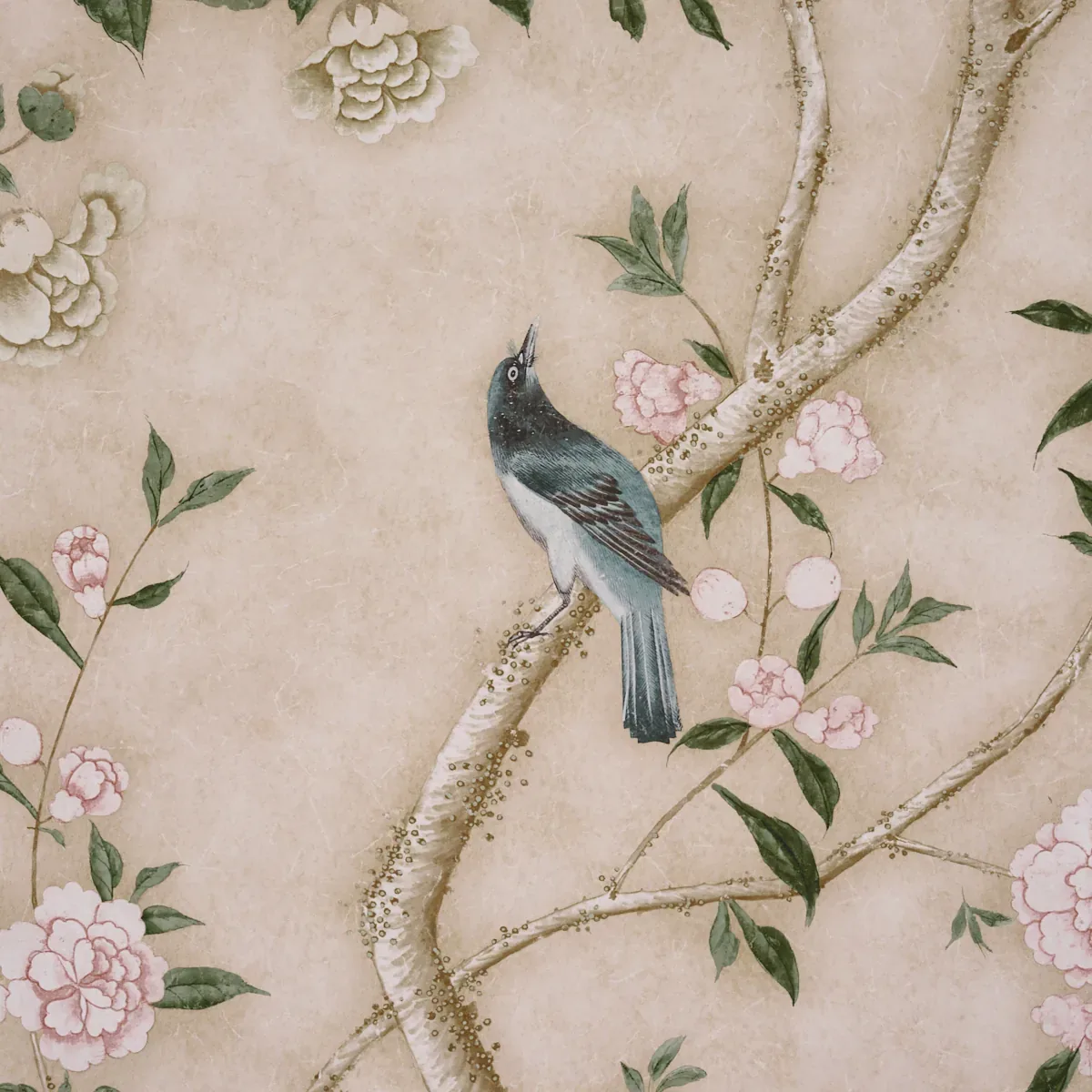 LES OISEAUX PANEL SET - PARCHMENT Schumacher Wallpaper | Wal LES OISEAUX PANEL SET PARCHMENT Schumacher Wallpaper wallpaper - SKU 5015155