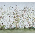 LES OISEAUX PANEL SET SKY Schumacher Wallpaper wallpaper - SKU 5015150