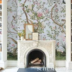 LES OISEAUX PANEL SET SKY Schumacher Wallpaper wallpaper - SKU 5015150