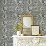 LES SCENES CONTEMPORAINES BLACK Schumacher Wallpaper wallpaper - SKU 5011491