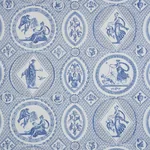 LES SCENES CONTEMPORAINES BLUE Schumacher Wallpaper wallpaper - SKU 5011490
