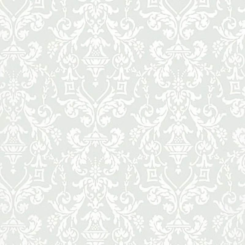 LIDO DAMASK HAZE Schumacher Wallpaper wallpaper - SKU 5004482