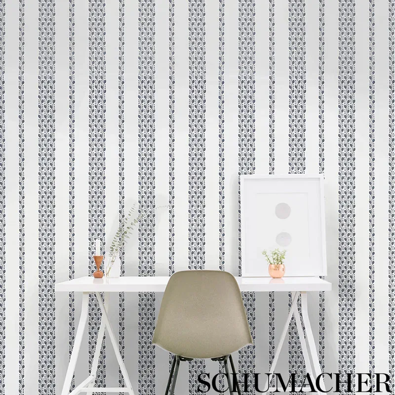 LILLIAN VINE - GREY Schumacher Wallpaper | Wallpaper Twins LILLIAN VINE GREY Schumacher Wallpaper wallpaper - SKU 5009521