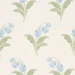 LILY OF THE VALLEY - BLUEBELL Schumacher Wallpaper | Wallpap LILY OF THE VALLEY BLUEBELL Schumacher Wallpaper wallpaper - SKU 5016280