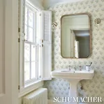 LILY OF THE VALLEY - BLUEBELL Schumacher Wallpaper | Wallpap LILY OF THE VALLEY BLUEBELL Schumacher Wallpaper wallpaper - SKU 5016280