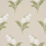 LILY OF THE VALLEY - SPRING Schumacher Wallpaper | Wallpaper LILY OF THE VALLEY SPRING Schumacher Wallpaper wallpaper - SKU 5016281