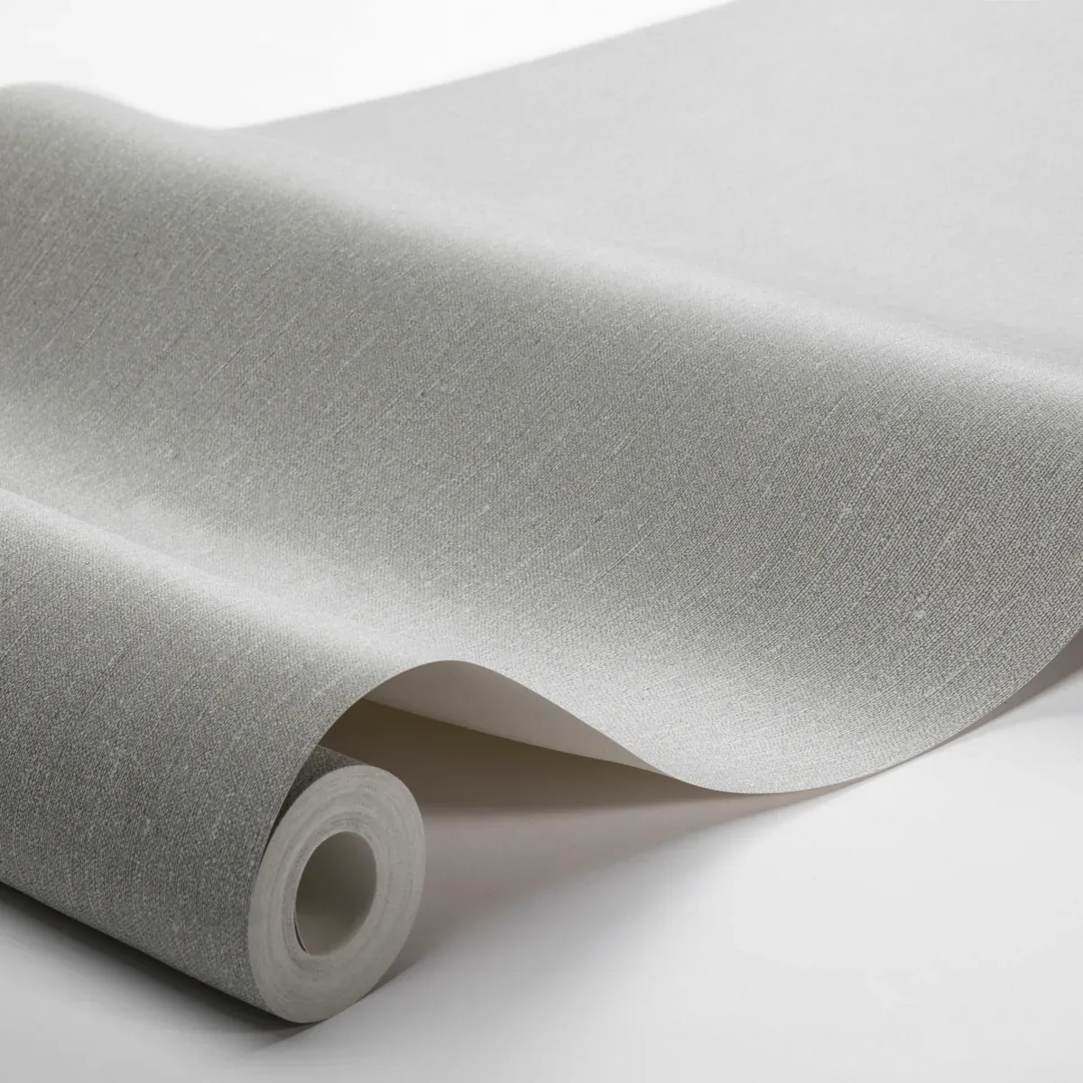 LINEN ASH GREY Schumacher Wallpaper wallpaper - SKU 4417