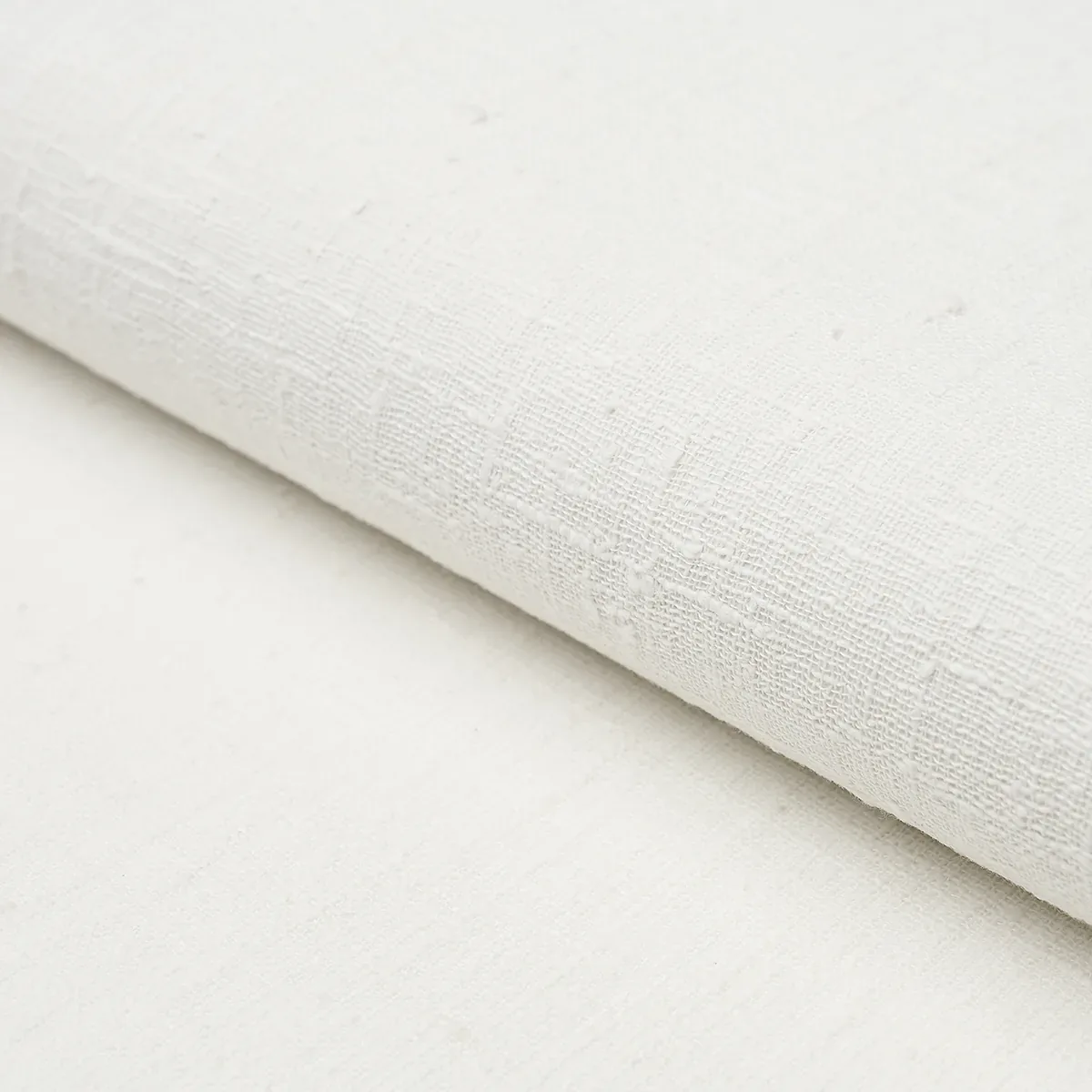LINEN BARK WHITE Schumacher Wallpaper wallpaper - SKU 5012960
