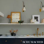LINEN GESSO VINYL - LEAF Schumacher Wallpaper | Wallpaper Tw LINEN GESSO VINYL LEAF Schumacher Wallpaper wallpaper - SKU 5017286