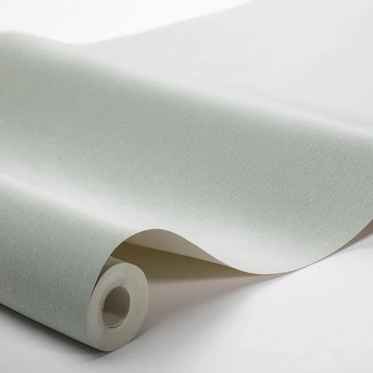 Schumacher LINEN wallpaper, color JADE, SKU 4419