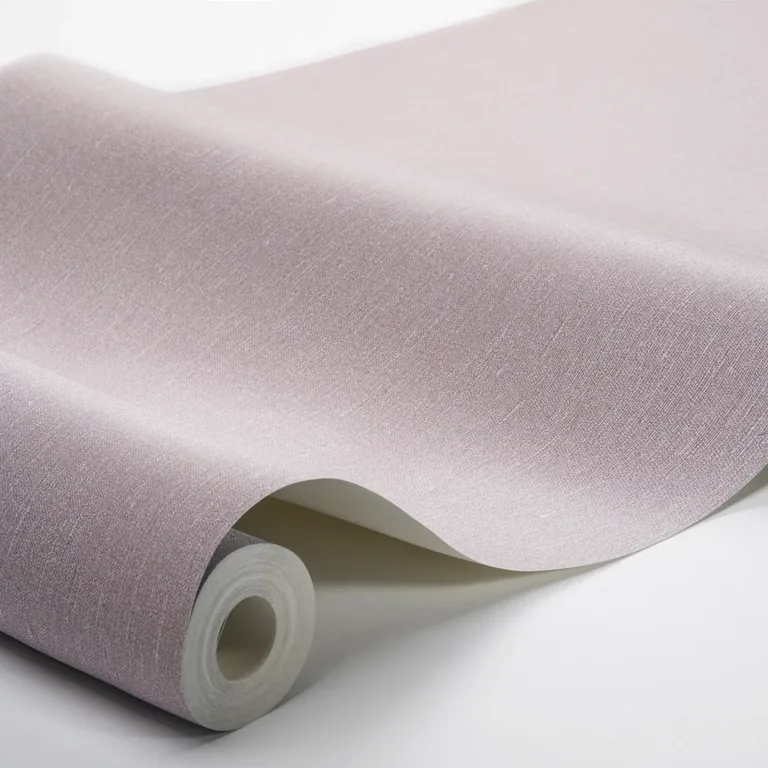 Schumacher LINEN wallpaper, color LAVENDER BLUSH, SKU 4434