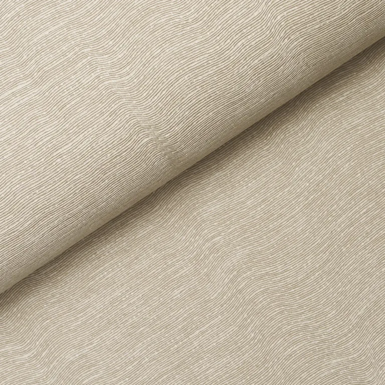 Schumacher LINEN PLISSÉ WALLCOVERING wallpaper, color ALABASTER, SKU 5015891