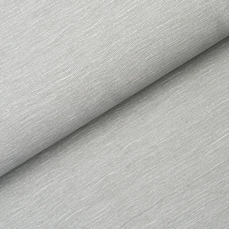 Schumacher LINEN PLISSÉ WALLCOVERING wallpaper, color MIST, SKU 5015893