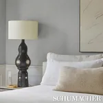 LINEN PLISSÉ WALLCOVERING MIST Schumacher Wallpaper wallpaper - SKU 5015893