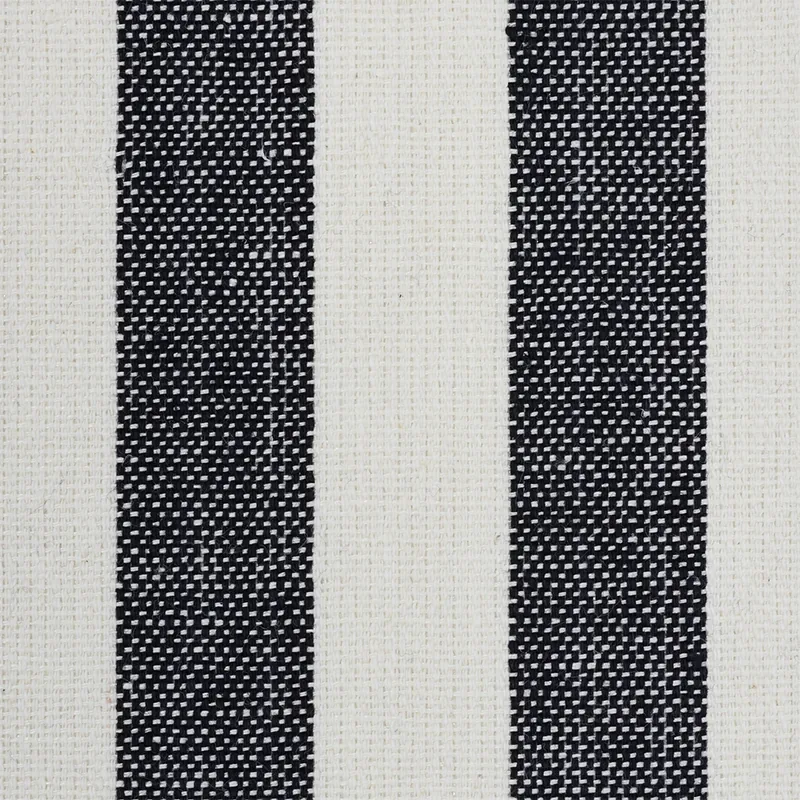 LINEN STRIPE - BLACK Schumacher Wallpaper | Wallpaper Twins LINEN STRIPE BLACK Schumacher Wallpaper wallpaper - SKU 5010255