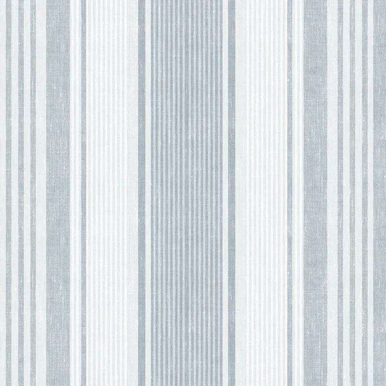 Schumacher LINEN STRIPE wallpaper, color BLUE, SKU 6860