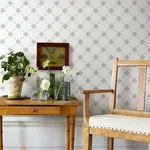 LINNÉ - BLUE AND GOLD Schumacher Wallpaper | Wallpaper Twins LINNÉ BLUE AND GOLD Schumacher Wallpaper wallpaper - SKU 4506