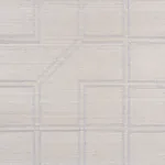 LINYI EMBROIDERED FRET SISAL - NATURAL SHIMMER Schumacher Wa LINYI EMBROIDERED FRET SISAL NATURAL SHIMMER Schumacher Wallpaper wallpaper - SKU 5003555