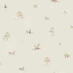 LITTLE FOX - SOFT NEUTRAL Schumacher Wallpaper | Wallpaper T LITTLE FOX SOFT NEUTRAL Schumacher Wallpaper wallpaper - SKU 6923