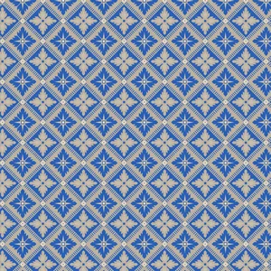 Schumacher LOKA wallpaper, color COBALT, SKU 4531