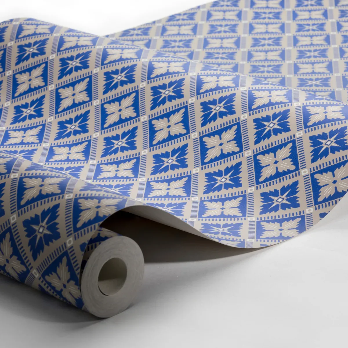 LOKA COBALT Schumacher Wallpaper wallpaper - SKU 4531