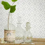 LOKA GREY AND GOLD Schumacher Wallpaper wallpaper - SKU 4528