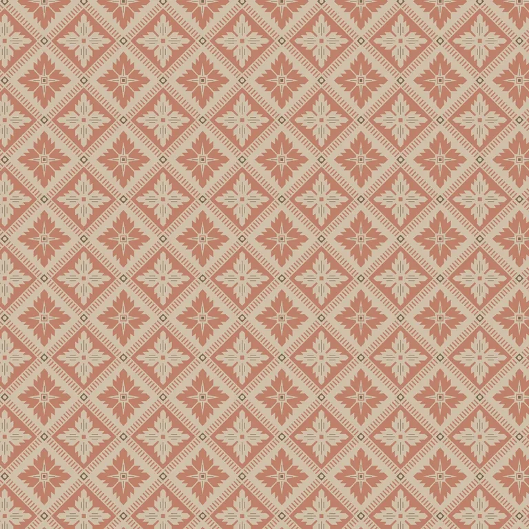 Schumacher LOKA wallpaper, color TERRACOTTA, SKU 4530