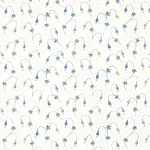 LOLLY FLORAL BLUES Schumacher Wallpaper wallpaper - SKU 5015750