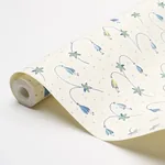 LOLLY FLORAL BLUES Schumacher Wallpaper wallpaper - SKU 5015750