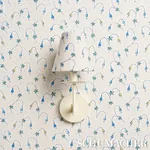 LOLLY FLORAL BLUES Schumacher Wallpaper wallpaper - SKU 5015750
