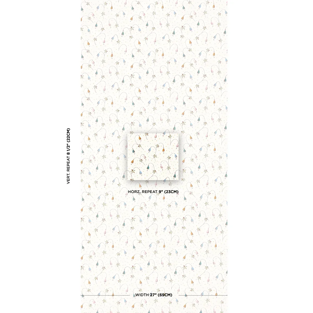 LOLLY FLORAL CONFETTI Schumacher Wallpaper wallpaper - SKU 5015751