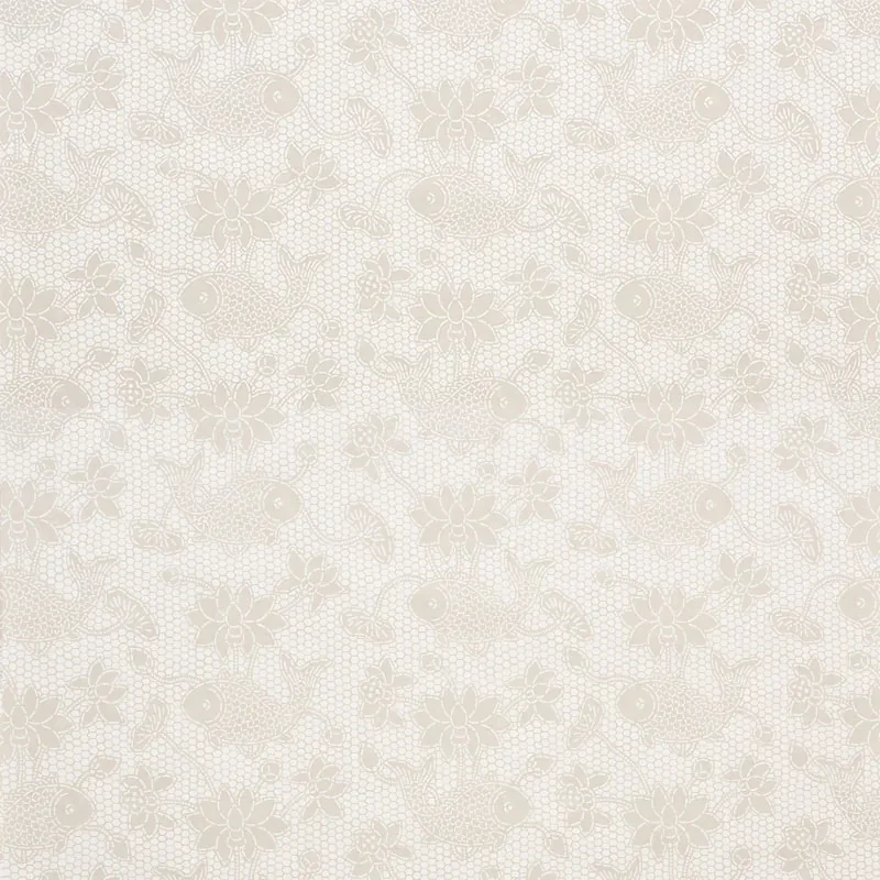LOTUS BATIK NATURAL Schumacher Wallpaper wallpaper - SKU 5009750
