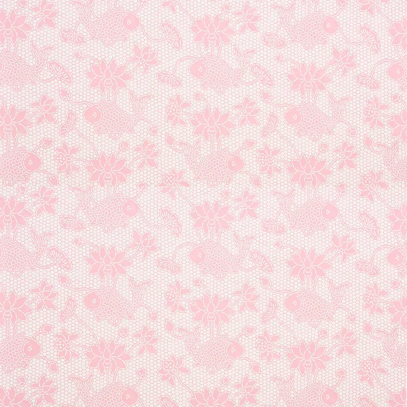 LOTUS BATIK PINK Schumacher Wallpaper wallpaper - SKU 5009752