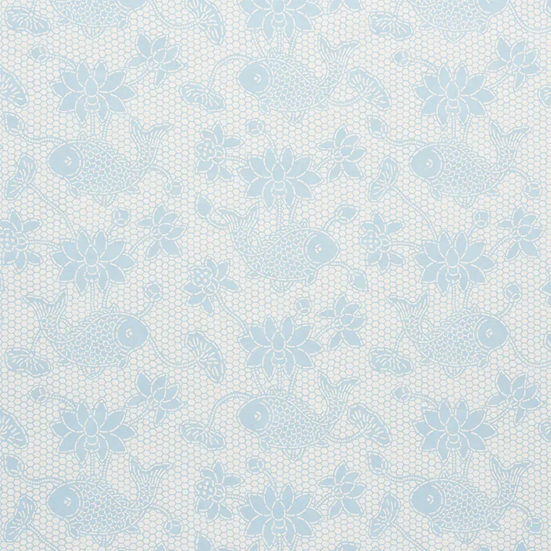 LOTUS BATIK SKY Schumacher Wallpaper wallpaper - SKU 5009751