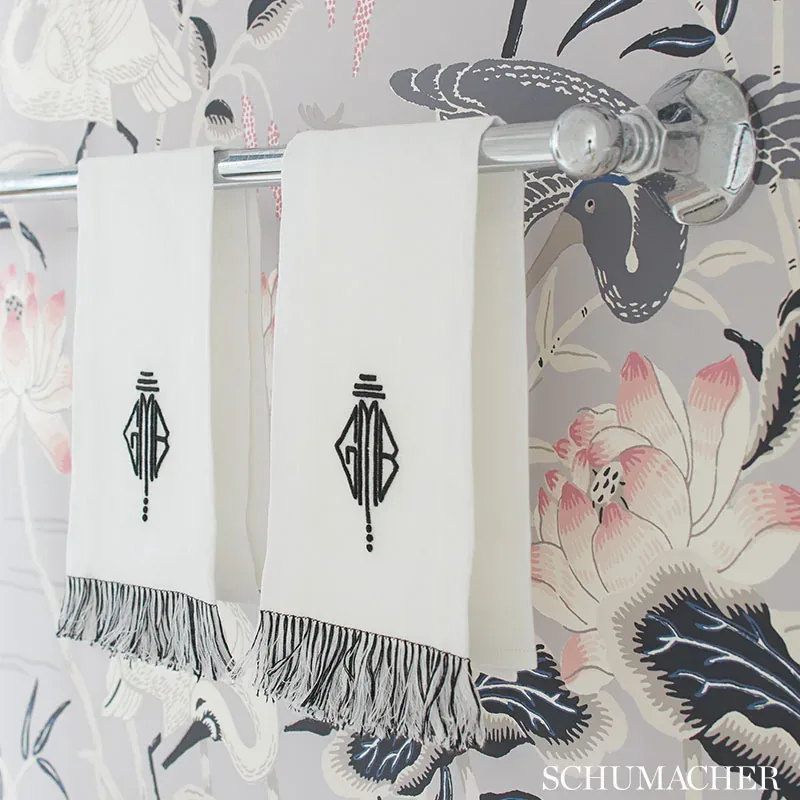 Lotus Garden - LILAC Schumacher Wallpaper | Wallpaper Twins Lotus Garden LILAC Schumacher Wallpaper wallpaper - SKU 5008432