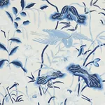 Lotus Garden - PORCELAIN Schumacher Wallpaper | Wallpaper Tw Lotus Garden PORCELAIN Schumacher Wallpaper wallpaper - SKU 5008435