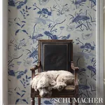 Lotus Garden - PORCELAIN Schumacher Wallpaper | Wallpaper Tw Lotus Garden PORCELAIN Schumacher Wallpaper wallpaper - SKU 5008435