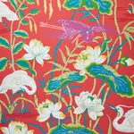 Lotus Garden RED Schumacher Wallpaper wallpaper - SKU 5008434