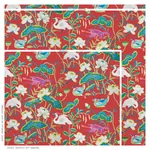 Lotus Garden RED Schumacher Wallpaper wallpaper - SKU 5008434