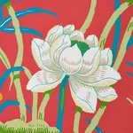 Lotus Garden RED Schumacher Wallpaper wallpaper - SKU 5008434