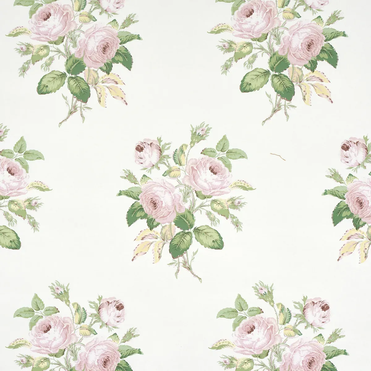 LOUDON ROSE BLUSH Schumacher Wallpaper wallpaper - SKU 5012031