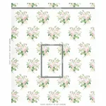 LOUDON ROSE - BLUSH Schumacher Wallpaper | Wallpaper Twins LOUDON ROSE BLUSH Schumacher Wallpaper wallpaper - SKU 5012031