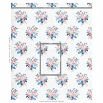 LOUDON ROSE ROSE & BLUE Schumacher Wallpaper wallpaper - SKU 5012032