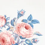 LOUDON ROSE ROSE & BLUE Schumacher Wallpaper wallpaper - SKU 5012032