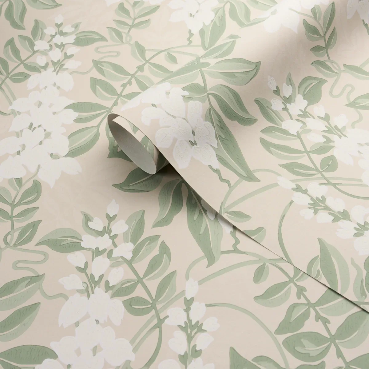 LUCIA WISTERIA SAGE Schumacher Wallpaper wallpaper - SKU 5017530