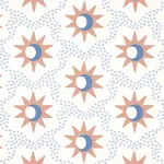 LUCIE CLAY & BLUE Schumacher Wallpaper wallpaper - SKU 5015761