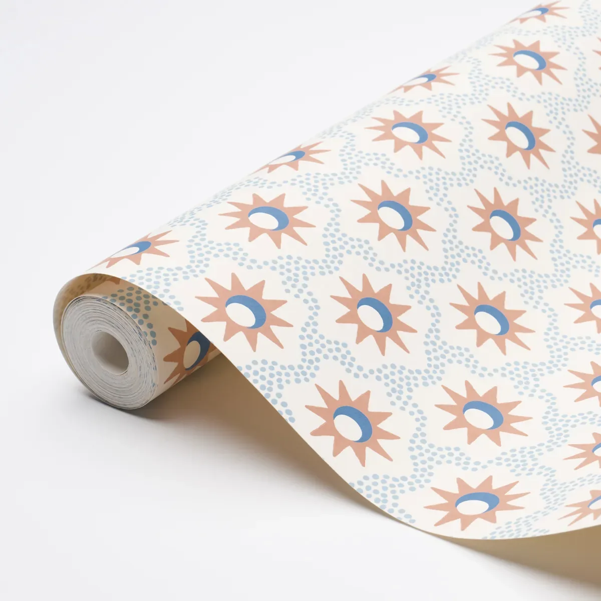 LUCIE CLAY & BLUE Schumacher Wallpaper wallpaper - SKU 5015761
